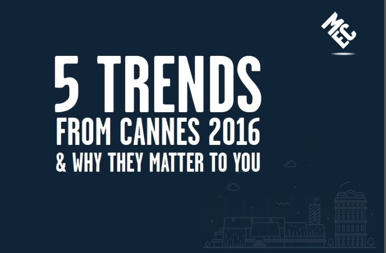 MEC identifica las tendencias que dominaron Cannes Lions 2016