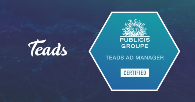 Publicis Groupe Latin América recibe la certificación de Teads Ad Manager