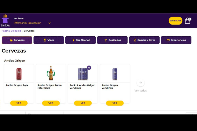 TaDa, la nueva app del Grupo Modelo para entrega de bebidas a domicilio en México