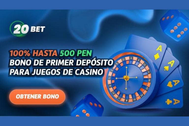 20BET Casino: ¡Juega para ganar con un bono increíble de hasta PEN 500!