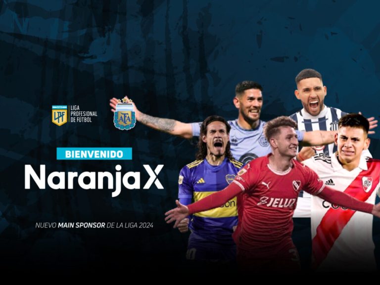 Argentina: Naranja X se convierte en main sponsor de la Liga Profesional de Fútbol