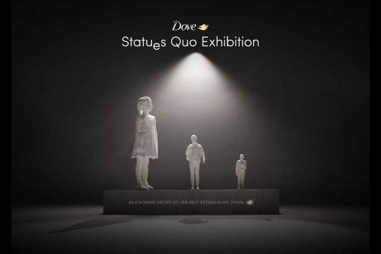 Dove y Ogilvy Uruguay muestran la caída de la autoestima en las mujeres con una impactante exposición