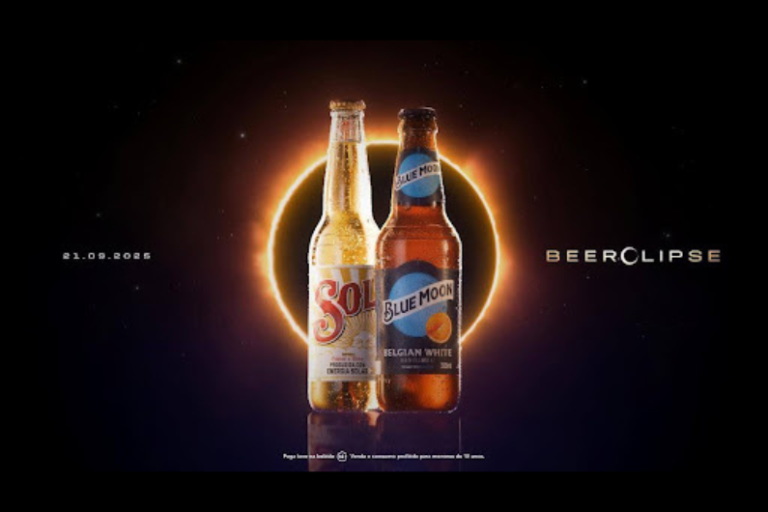 Llega a Brasil el primer “eclipse bebible” de la mano de Blue Moon y Sol, marcas premium del Grupo Heineken
