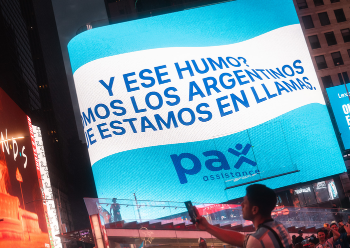 Argentimes Square: la acción de Founders y Pax que se volvió viral en la final del Mundial
